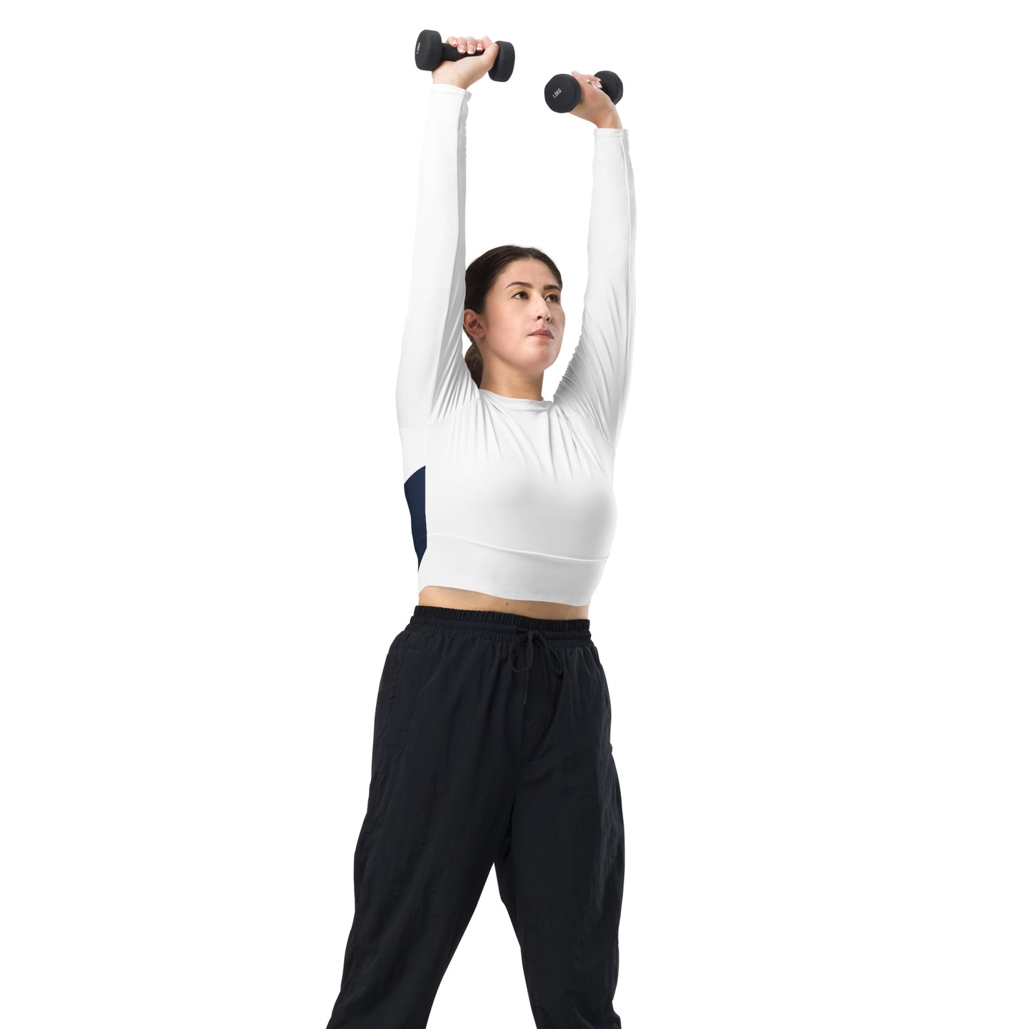 GMKETL Recycled Long-Sleeve Crop Top