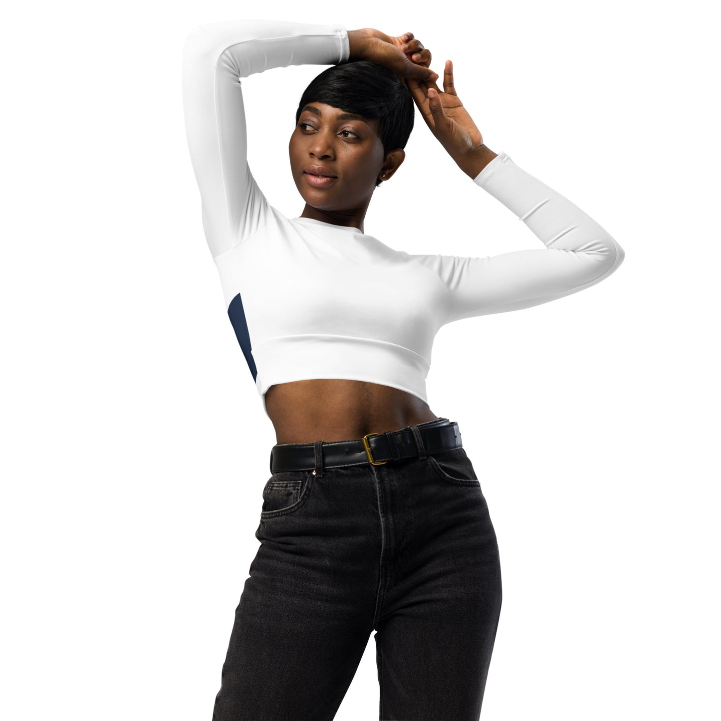 GMKETL Recycled Long-Sleeve Crop Top